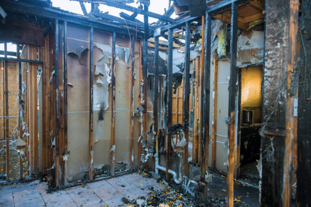 Professional Emergency Fire Cleanup technician working in Glendale, OH